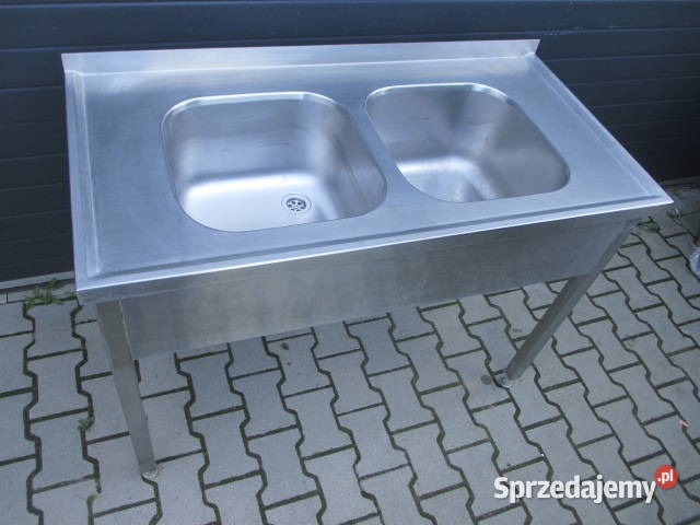 Zlew 2 Komory Dwukomorowy Stal Nierdzewna wielkopolskie sprzedam