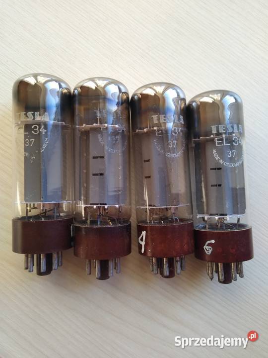 EL34 TESLA Mocna KWADRA Części i akcesoria Prostyń