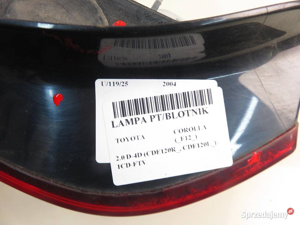 LAMPA PRAWA TYLNA TOYOTA COROLLA E12 8155002300
