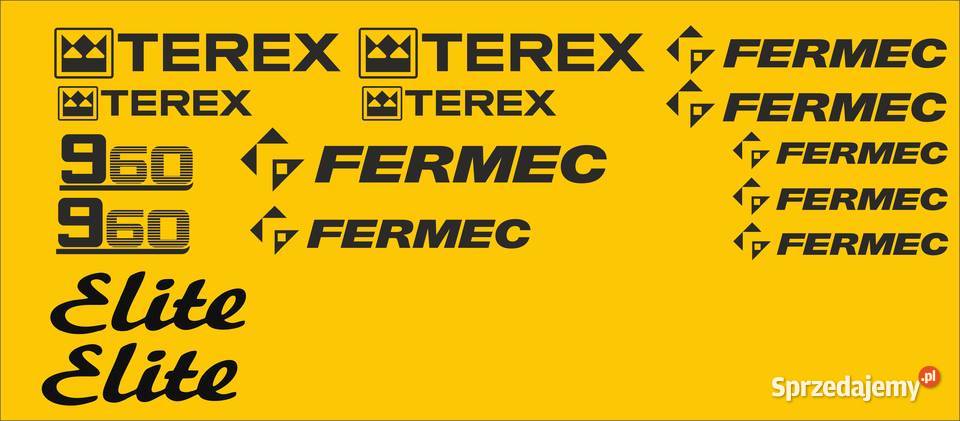 Naklejki Terex farmec 960 elite super mocne