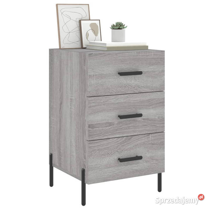 Szafka nocna szary dąb sonoma 40x40x66 WM827674 sprzedam