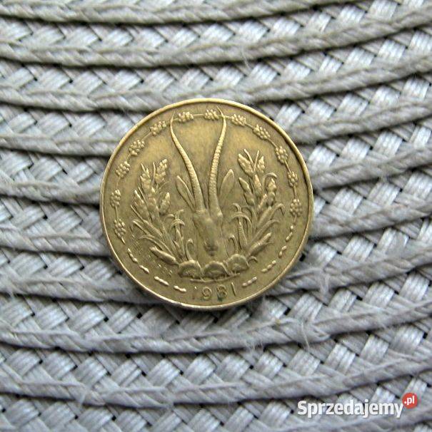 Afryka Zachodnia BCEAO 5 Frank 1981r sprzedam