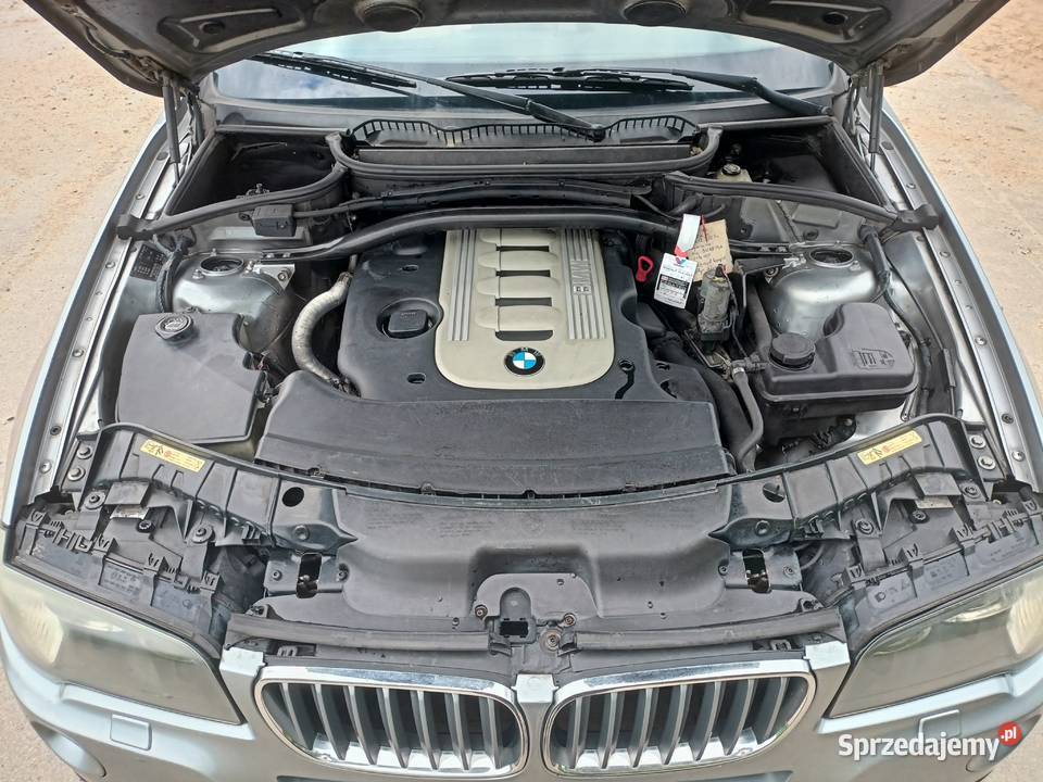 BMW x3 e83 30D 218 automat 2007r lift hak elektrycznie ustawiane fotele podlaskie Suchowola