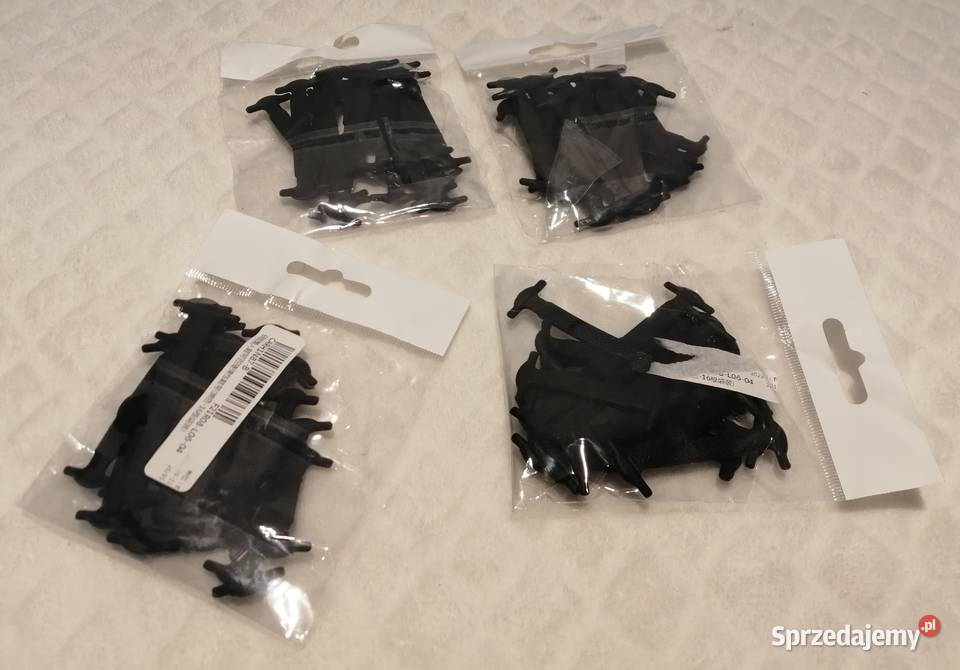 Sznurówki silikonowe bez wiązania czarne 16 Akcesoria Czeladź