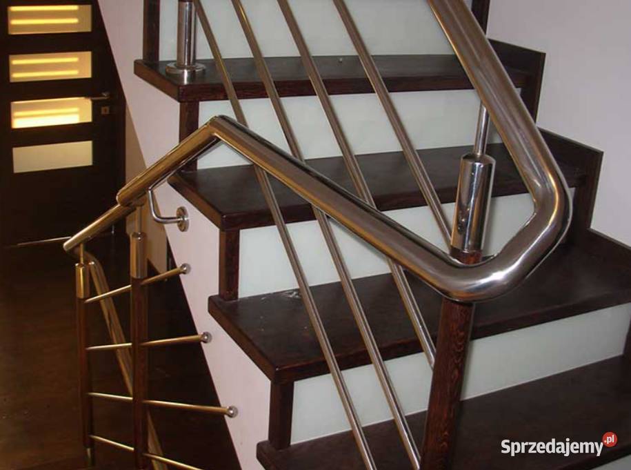 Balustrady konstrukcję schodów STAL NIERDZEWNA Łoniowa