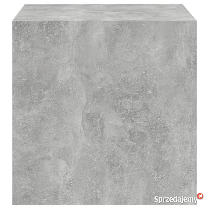Półka ścienna szarość betonu 37x37x37 WM805456 Warszawa