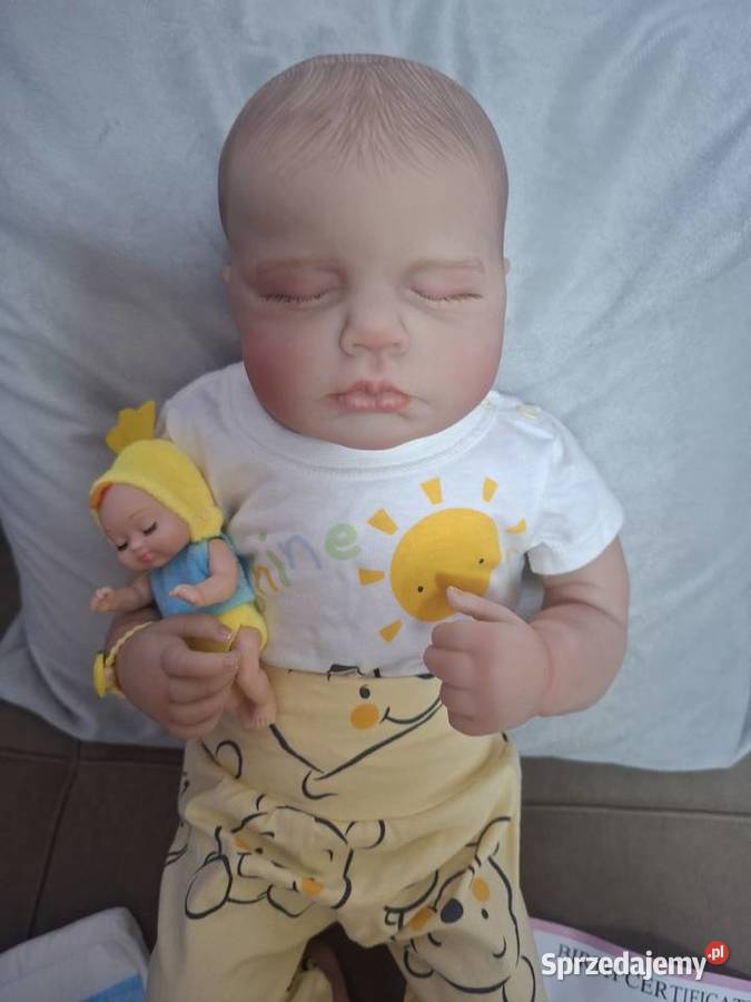 Lalka Reborn śpiący maluszek wielkopolskie Kalisz