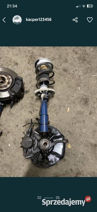 Amortyzator zwrotnica prawa i lewa przednia Rawicz