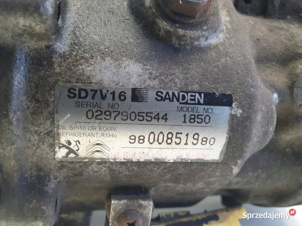 SPRĘŻARKA KLIMATYZACJI Peugeot Expert II 16 HDI Rudka