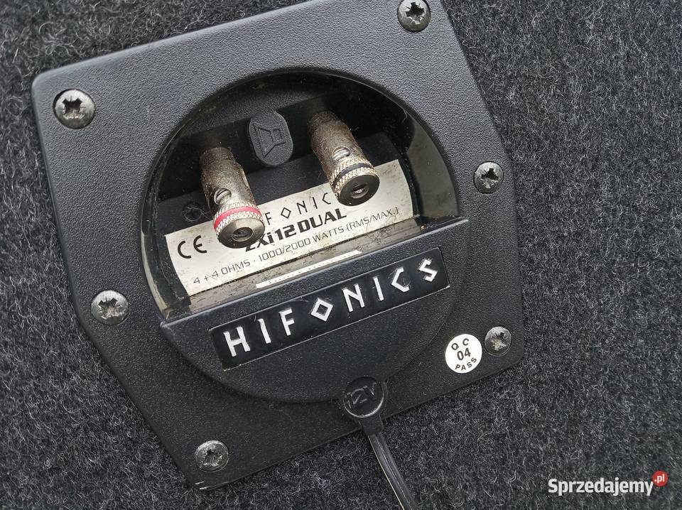 Subwoofer Tuba Skrzynia Basowa HIFONICS ZEUS ZXi Dzierżoniów