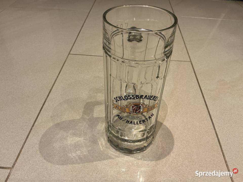 Kufel Szklany do Piwa SCHOSSBRAUEREI AUER BIER Pozostałe lubuskie Nowa Sól