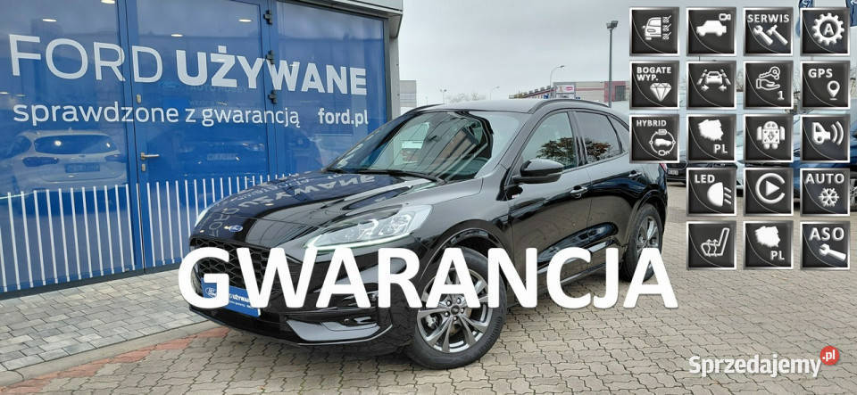 Ford Kuga STLineX 25Hybrid FHEV eCVT FWD podgrzewane fotele Kuga Białystok