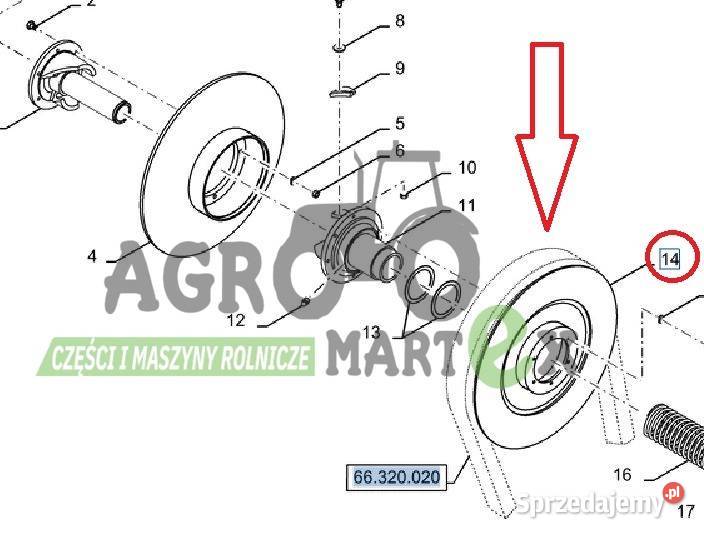 84334197 TARCZA WARIATORA CX GÓRNA CNH