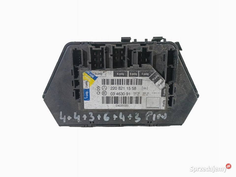 MODUŁ DRZWI LEWY TYŁ MERCEDES W220 A2208211558