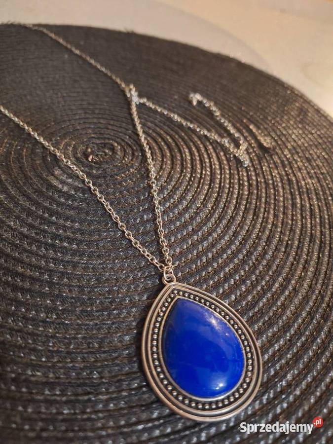 Stylowy wisior na długim łancuszku Dodatki sprzedam