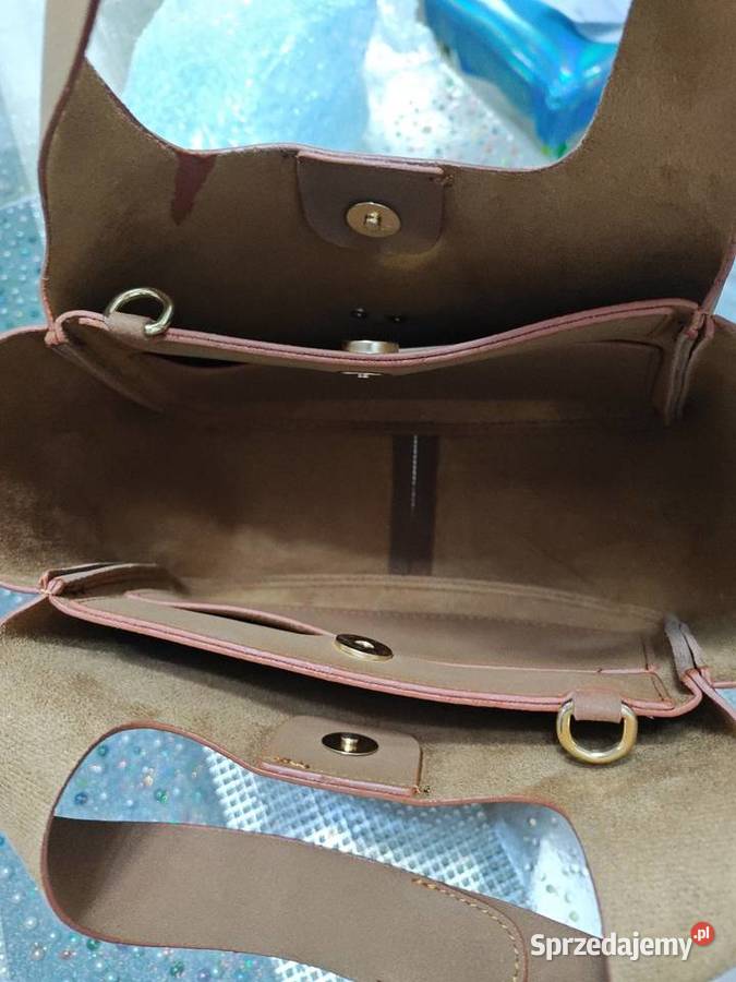 Torebka ze skóry zamszowej Louis Vuitton kolor Torby i torebki