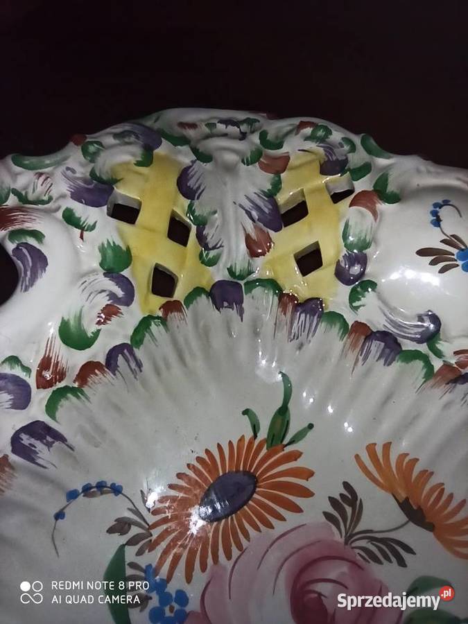 Bajeczna patera ręcznie malowana Made in Italy pomorskie Gdańsk