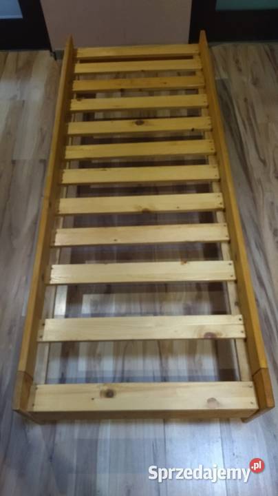 Rama łóżka drewniana używana solidna śląskie Bielsko-Biała