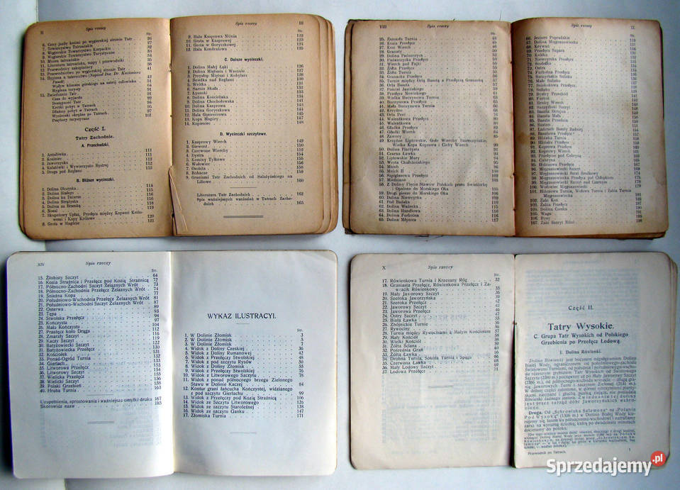 Przewodnik Tatrach cz IIV J Chmielowski Oryginał Limanowa
