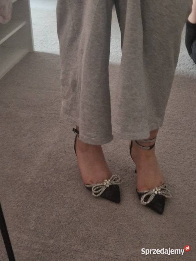 szpilki czarny Poznań