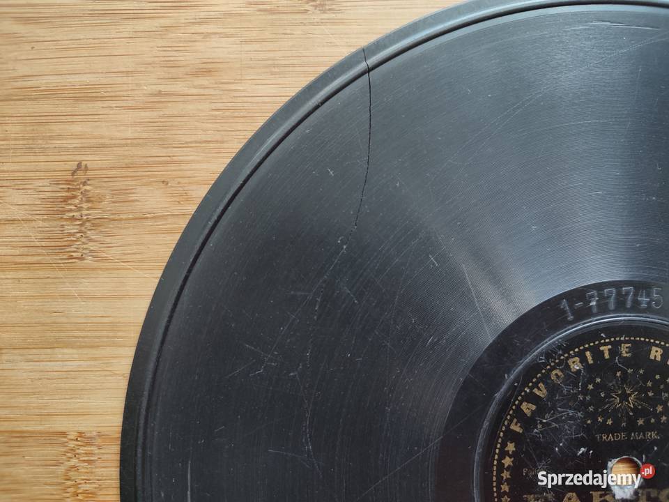 Płyta szelakowa Favorite Record Antoni Fertner Warszawa