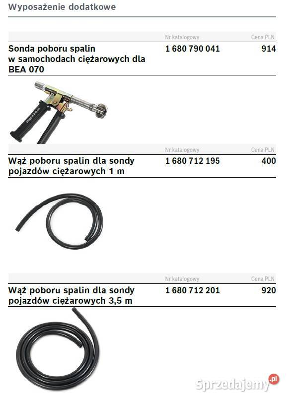 BEA 070 przenośny dymomierz Kts 515 wózek Bielsko-Biała