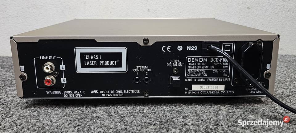 Odtwarzacz płyt Denon DCDF100