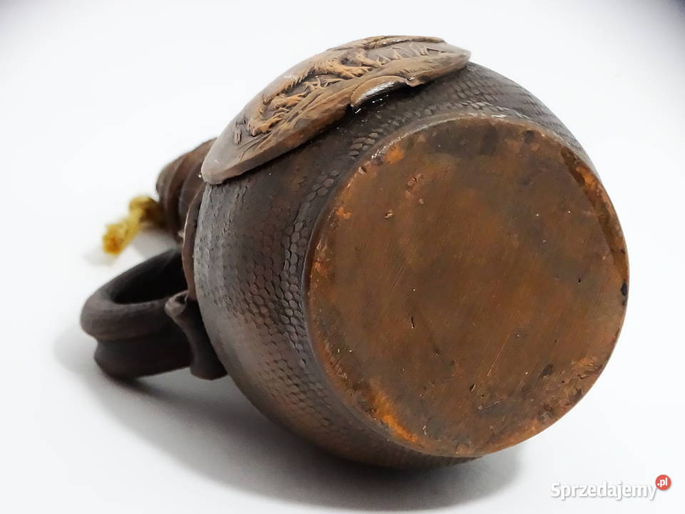 Myśliwski dzbanek ceramiczny dekoracyjny motyw Biłgoraj sprzedam