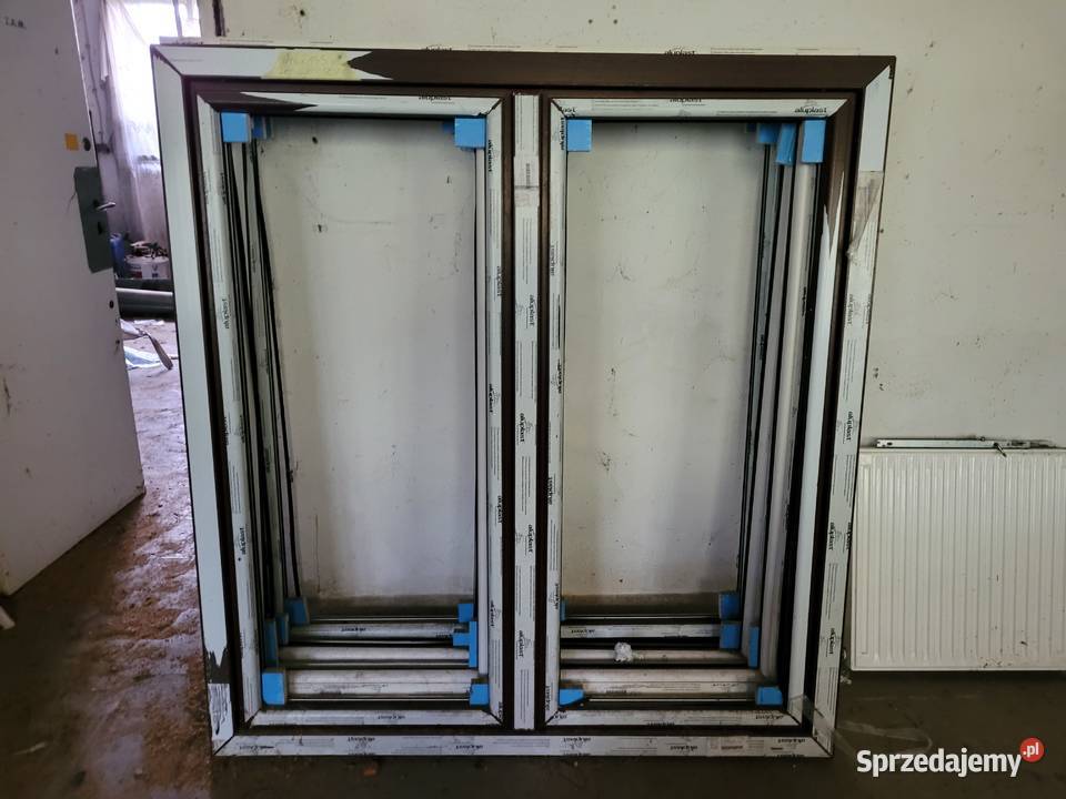 okna PCV 146x155 4 sztuki dwuskrzydłowe BRAK Turawa