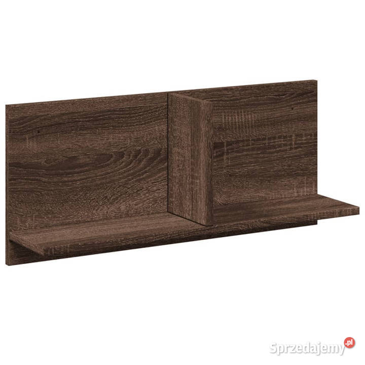 Półka ścienna 70x165x30 brązowy dąb WM854856