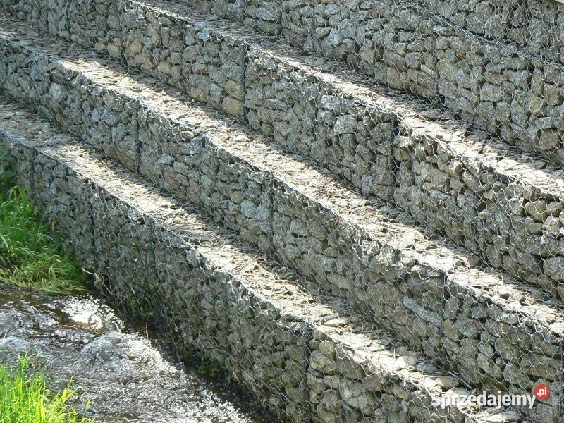 Gabion 200x180x40 pełny zestaw montażowy cynk Piła