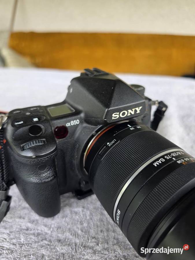 Zestaw Pełna Klatka Sony Alpha 850 Obiektyw Sony Szydłowiec