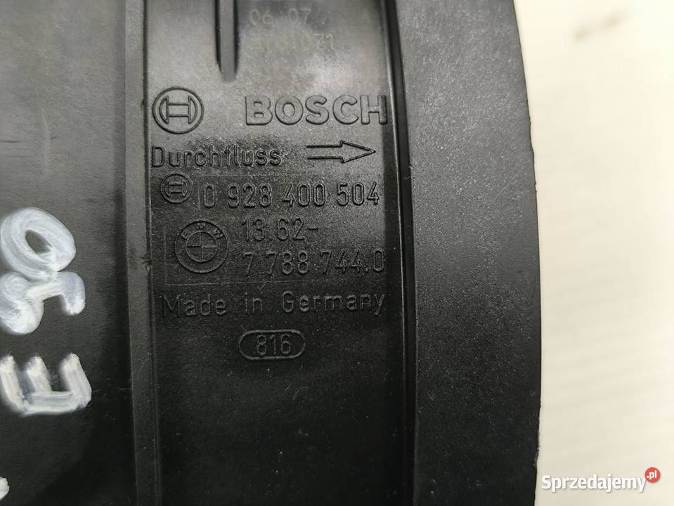 PRZEPŁYWOMIERZ POWIETRZA BMW E87 E81 E90 7788744 wielkopolskie