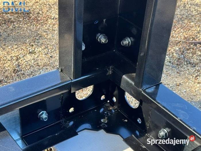 Konstrukcja stalowa domekgarażtaras