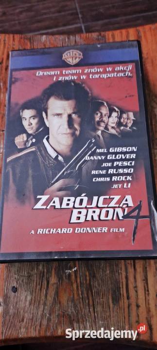 Oryginalna kaseta video VHS film Zabójcza broń 4