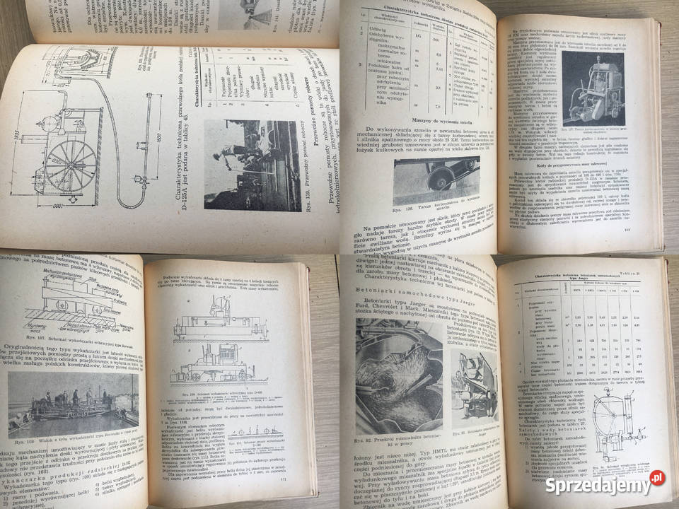 Nawierzchnie betonowe 1959 Unikatowa książka Kalisz