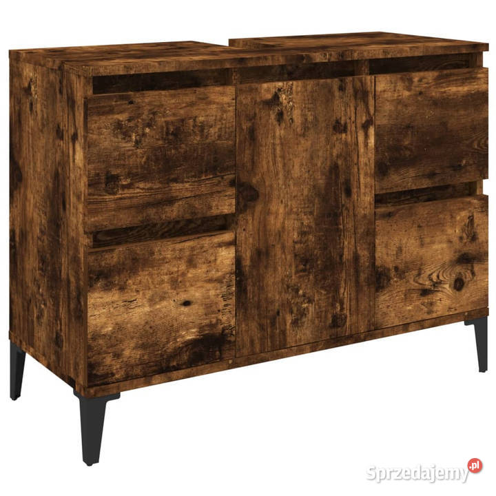 Szafka pod umywalkę przydymiony dąb 80x33x60 Warszawa