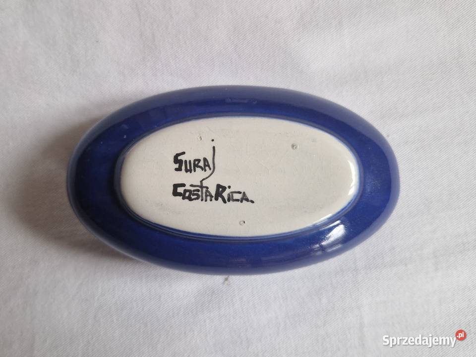 Ceramiczna owalna miseczka łódka rękodzieło z mazowieckie Warszawa