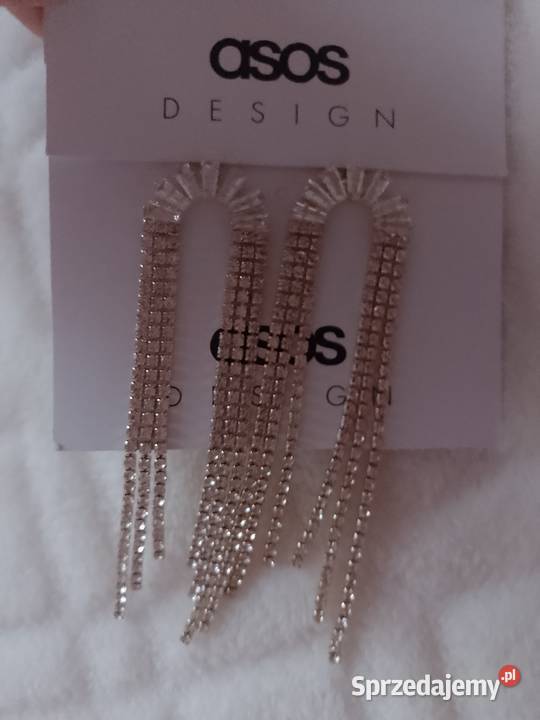 ASOS Długie bogato zdobione kolczyki z Londynu Dodatki Kraków