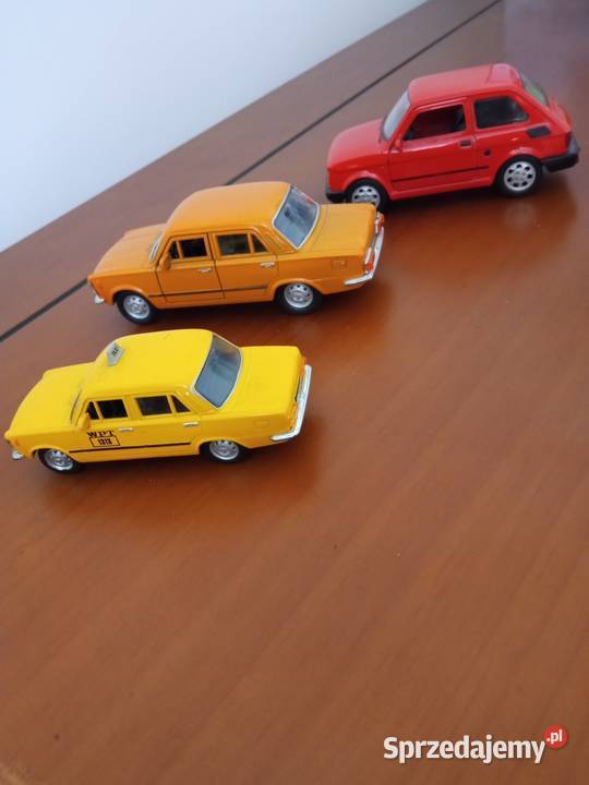 Fiat 126p 125p modele samochodów 3 sztuki Sosnowiec