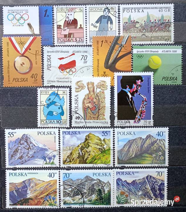K ZNACZKI POLSKIE 1996 III kwartał kasowany łódzkie Leźnica Wielka-Osiedle