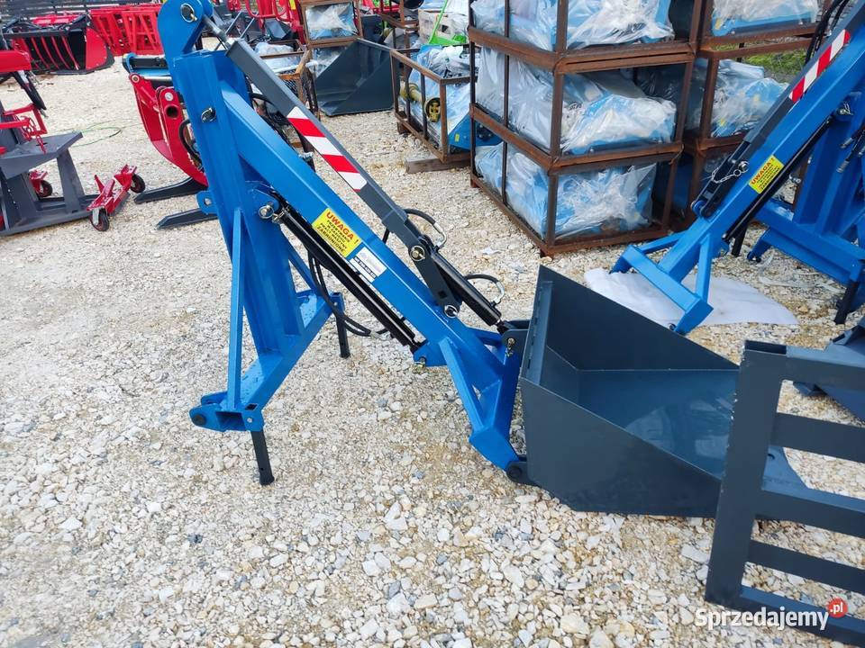 Ladowacz hydrauliczny na tył widły lyżka nowsc nieuszkodzony Wrocław
