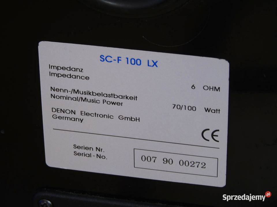 Kolumny stereo Denon SCF100XL świetne monitory podkarpackie Jasło