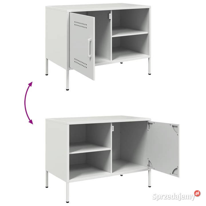 Szafka pod telewizor biała 68x39x505 stalowa mazowieckie Warszawa