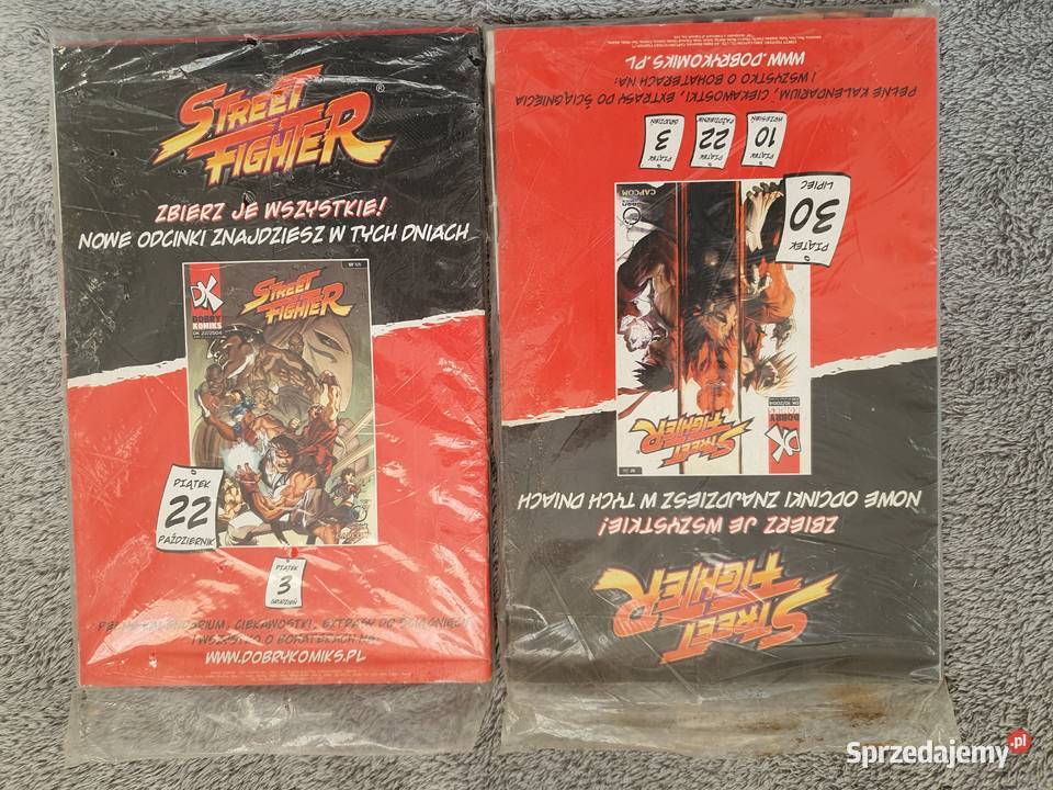 Street Fighter komplet 6 komiksów nieużywane Gdynia