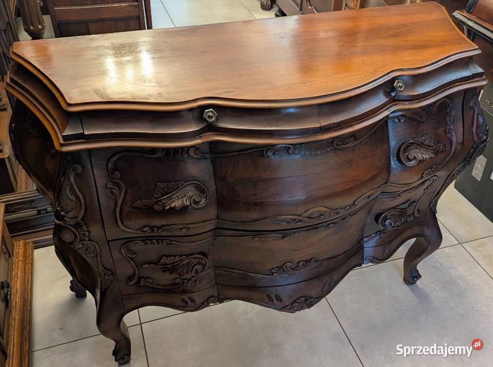 Wspaniała komoda neobarokowa orzech sklep Meble Dąbrowa Górnicza
