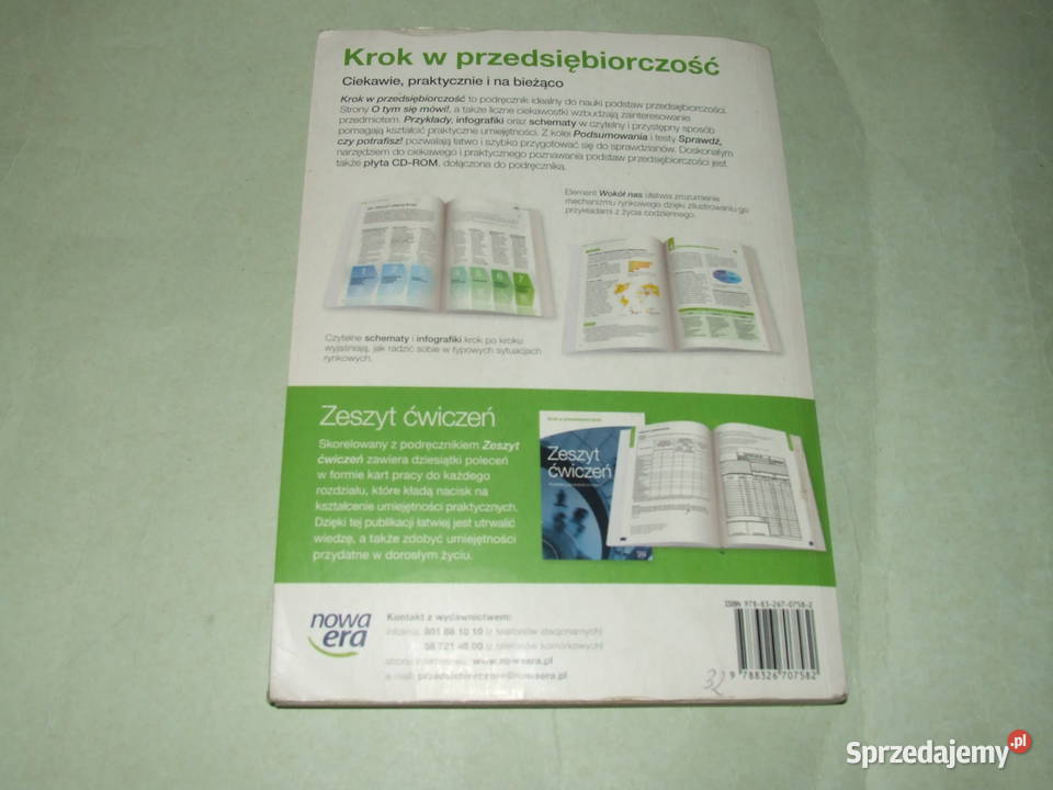 Krok W Przedsiębiorczość 2 Sprawdzian - Krok w przedsiębiorczość Podręcznik + CD Oborniki Śląskie - Sprzedajemy.pl
