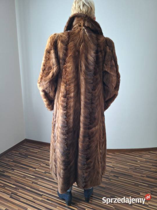 Piękne klasyczne brązowe futro z norek Rozmiar łódzkie Łęczyca
