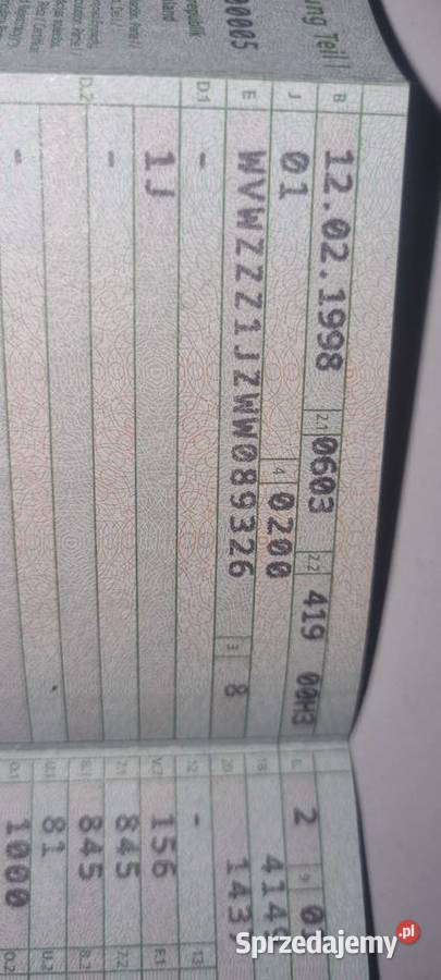 Golf z malym przebiegiem lubuskie Słubice sprzedam