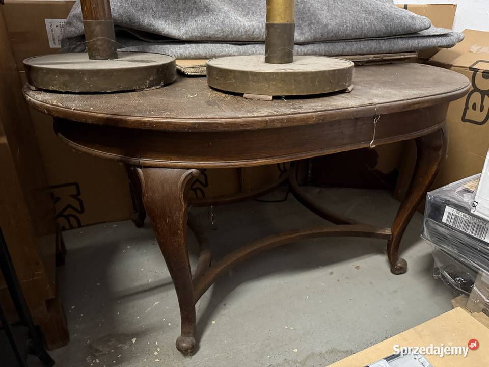 Stół plus 6 krzeseł oryginał do renowacji Niegoszowice
